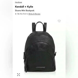 Kendall + Kylie Sloane Mini Leather Backpack